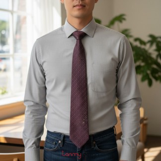 Cà vạt lụa tơ tằm cao cấp M32